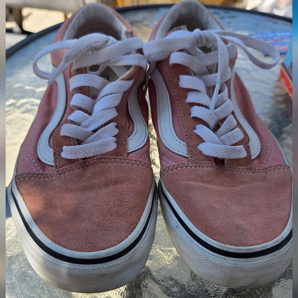 Vans Women's Pink Sneakers Women Size 6.5 Boy Size 5y - Picture 2 of 5